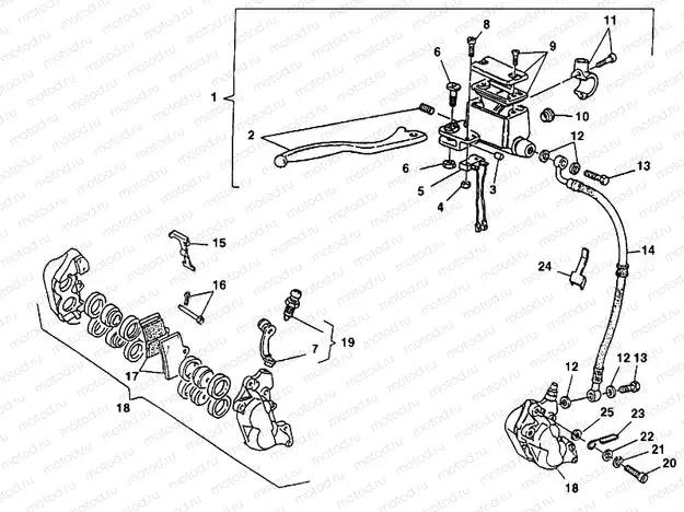 FRONT BRAKE SYSTEM » BRAKING SYSTEM