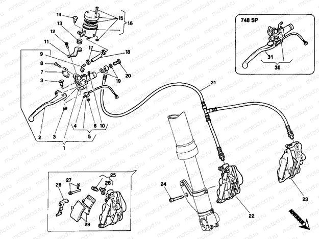 FRONT BRAKE SYSTEM » BRAKING SYSTEM