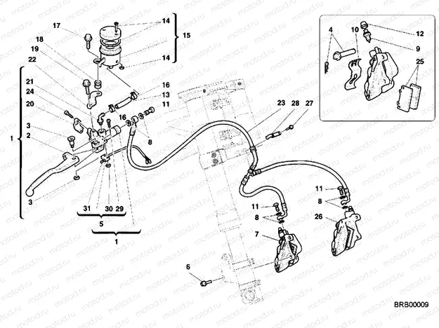FRONT BRAKE SYSTEM » BRAKING SYSTEM
