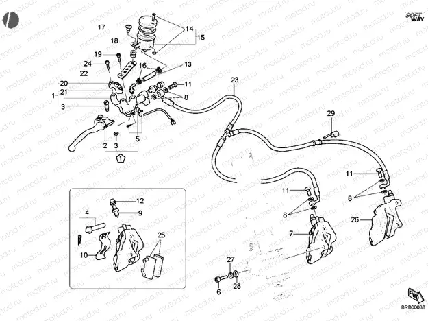 FRONT BRAKE SYSTEM » BRAKING SYSTEM