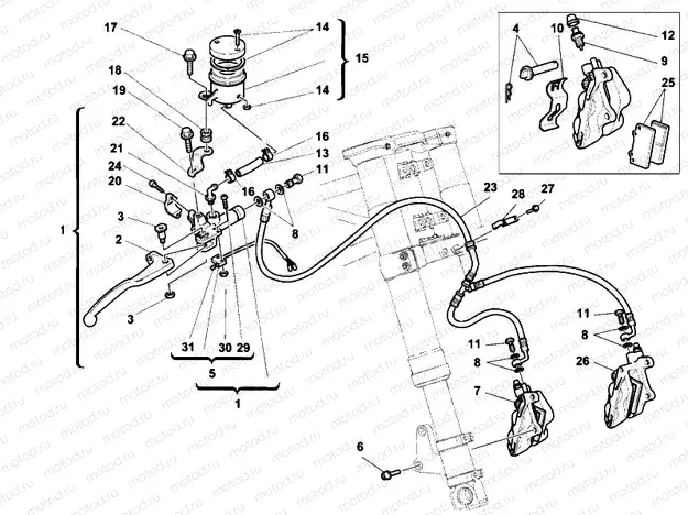 FRONT BRAKE SYSTEM » BRAKING SYSTEM