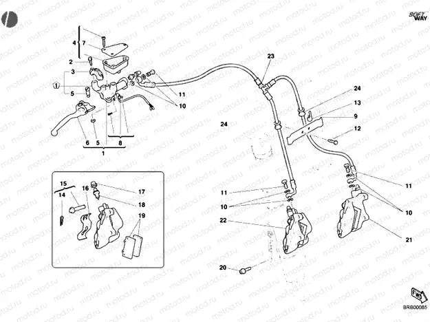 FRONT BRAKE SYSTEM » BRAKING SYSTEM