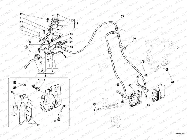 FRONT BRAKE SYSTEM » BRAKING SYSTEM