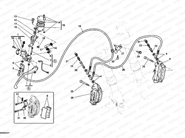 FRONT BRAKE SYSTEM » BRAKING SYSTEM