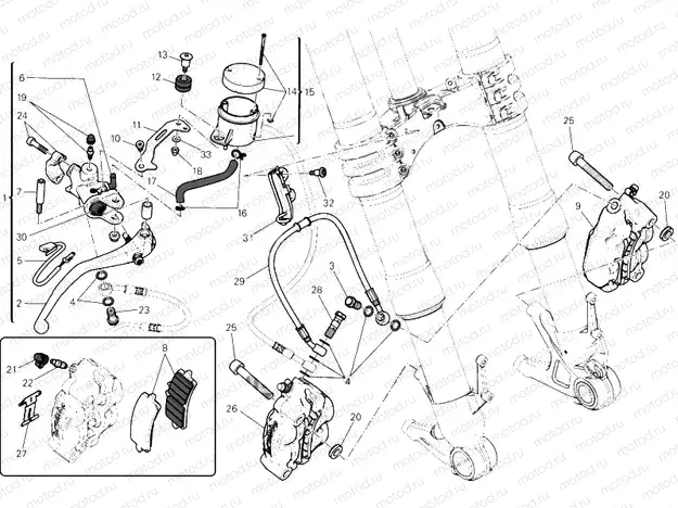 FRONT BRAKE SYSTEM » BRAKING SYSTEM