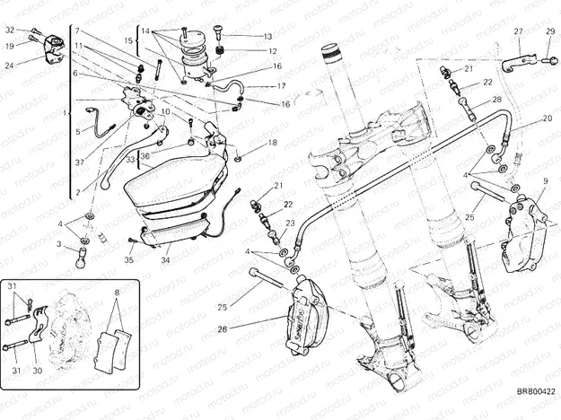 FRONT BRAKE SYSTEM » BRAKING SYSTEM