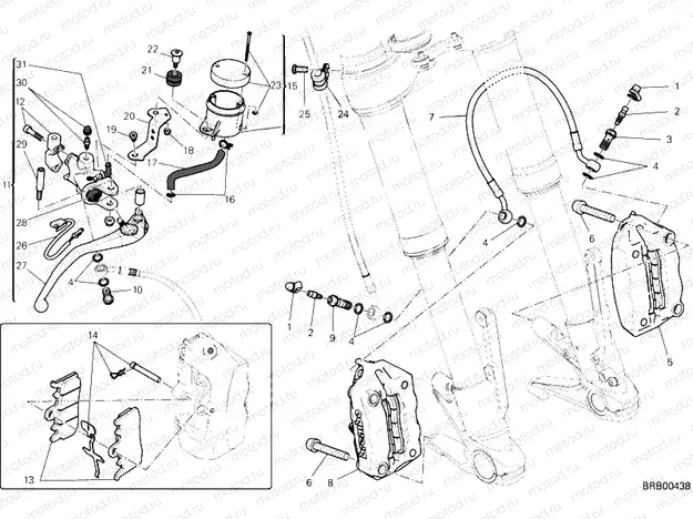 FRONT BRAKE SYSTEM » BRAKING SYSTEM