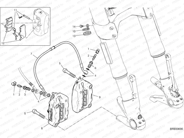FRONT BRAKE SYSTEM [MOD:DVL1260]