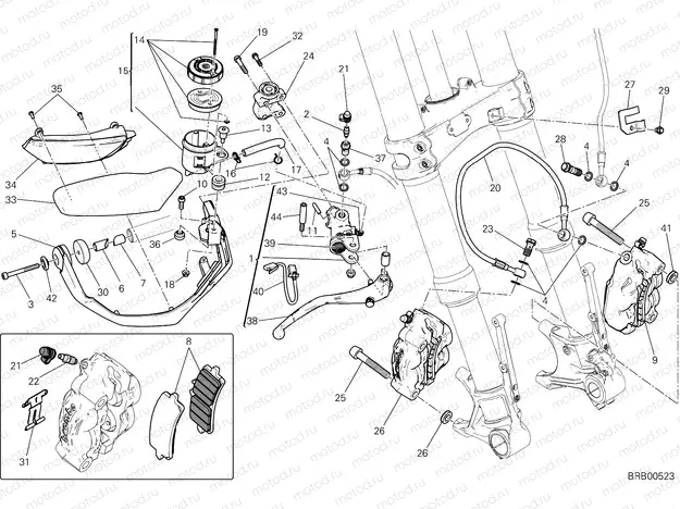 FRONT BRAKE SYSTEM [MOD:MS1200PP]
