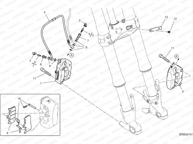 FRONT BRAKE SYSTEM [MOD:MSV4]