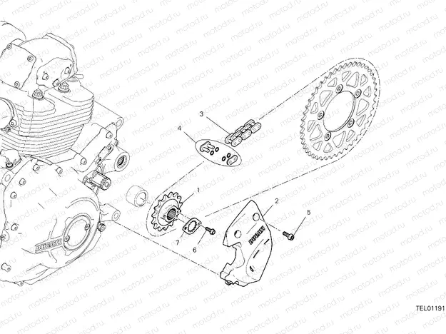 FRONT BRAKE SYSTEM [MOD:SCR800FT]