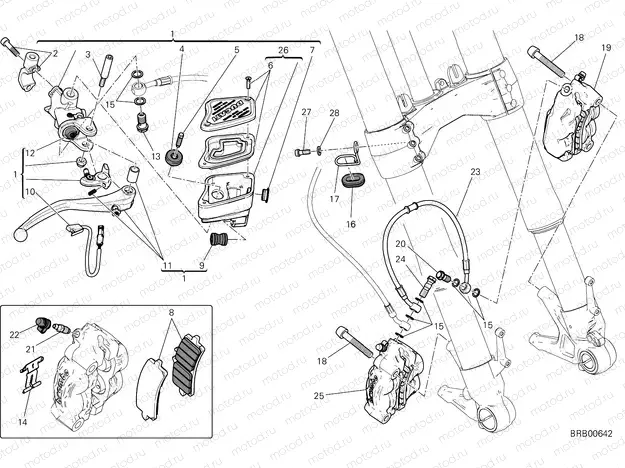 FRONT BRAKE SYSTEM [MOD:XDIAVELS]