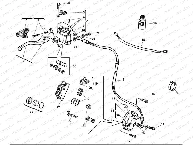 FRONT BRAKE (TE)