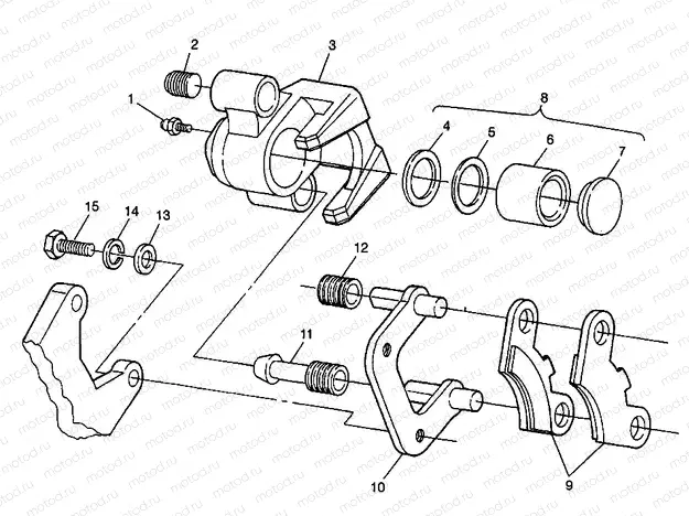 FRONT BRAKE - W98AA25C (4945314531B006) | FRONT BRAKE - W98AA25C (4945314531B006)