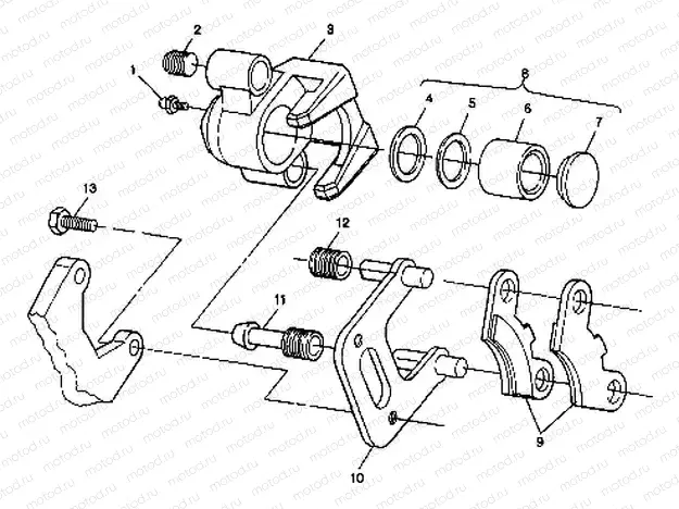 FRONT BRAKE - W98BC50A (4944994499b007) | FRONT BRAKE - W98BC50A (4944994499b007)