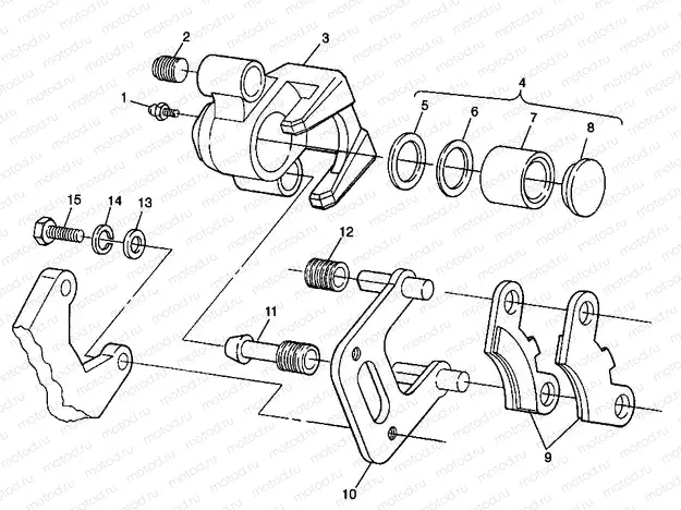 FRONT BRAKE - W98CH50A (4945714571b009) | FRONT BRAKE - W98CH50A (4945714571b009)