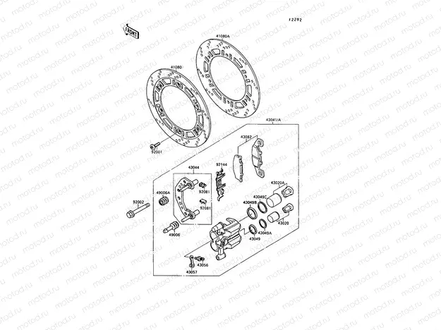 Front Brake(-ZX500B-000054)