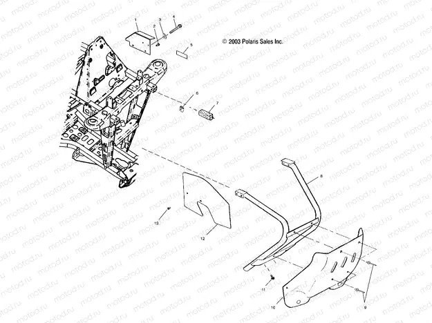 FRONT BUMPER and SHIELDS - A04BA25CA/CB (4986208620A05) | FRONT BUMPER and SHIELDS - A04BA25CA/CB (4986208620A05)