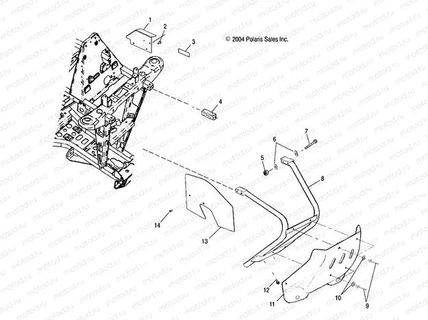 FRONT BUMPER and SHIELDS - A05BA25CA/CB (4994739473A05) | FRONT BUMPER and SHIELDS - A05BA25CA/CB (4994739473A05)