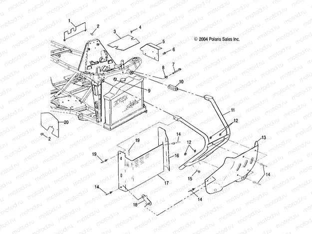 FRONT BUMPER and SHIELDS - A05BG50AA/FA (4994789478A05) | FRONT BUMPER and SHIELDS - A05BG50AA/FA (4994789478A05)
