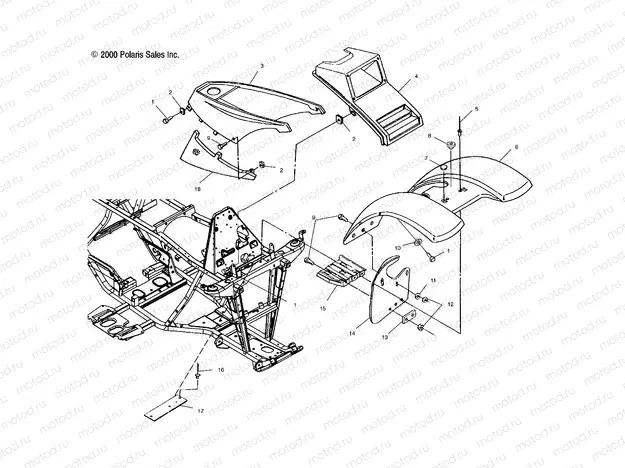 FRONT CAB - A00AA32AB (4960076007A005) | FRONT CAB - A00AA32AB (4960076007A005)