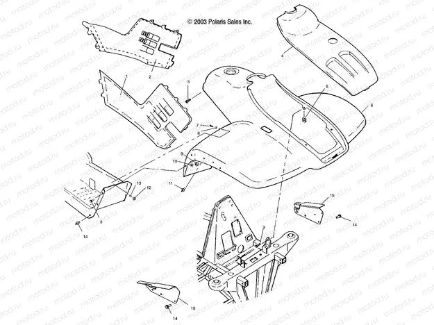 FRONT CAB - A04CA32AA/AB/FA (4986248624A03) | FRONT CAB - A04CA32AA/AB/FA (4986248624A03)
