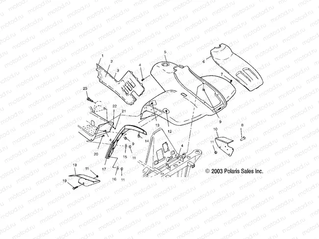FRONT CAB - A04CH50AO/AQ/AR/AS/AT/AV/AW/AX (4987288728A05) | FRONT CAB - A04CH50AO/AQ/AR/AS/AT/AV/AW/AX (4987288728A05)