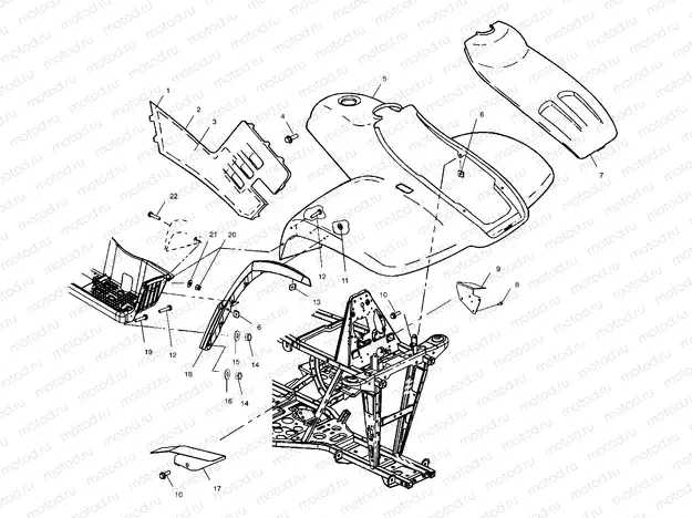 FRONT CAB - A04CH59AF/AH/AJ/AT/AV (4986108610A05) | FRONT CAB - A04CH59AF/AH/AJ/AT/AV (4986108610A05)