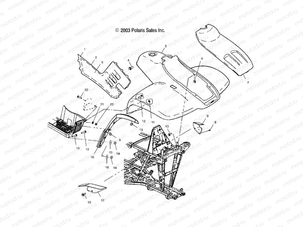 FRONT CAB - A04CH59AK/AL/AN/AQ/AW (4987318731A05) | FRONT CAB - A04CH59AK/AL/AN/AQ/AW (4987318731A05)