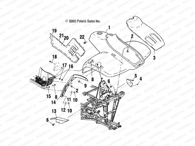 FRONT CAB - A04CH68AC/AF/AH/AJ/AT/AV (4986128612A05) | FRONT CAB - A04CH68AC/AF/AH/AJ/AT/AV (4986128612A05)