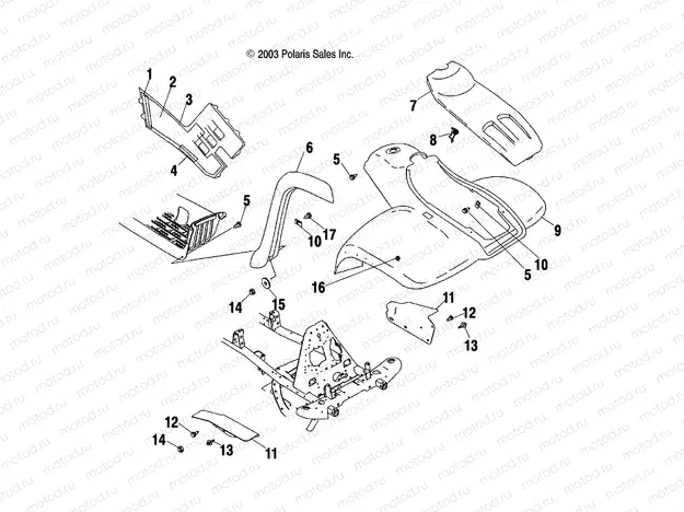 FRONT CAB - A04JD50AA/AB/CA (4985938593A10) | FRONT CAB - A04JD50AA/AB/CA (4985938593A10)