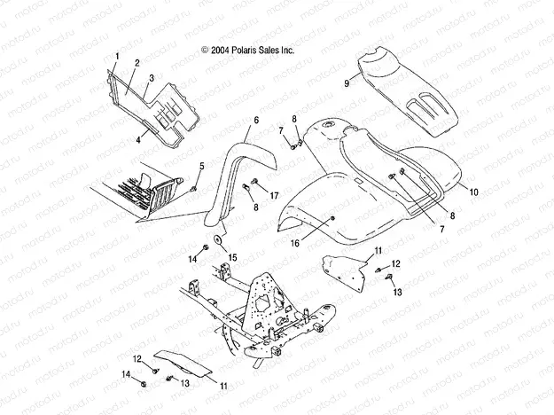 FRONT CAB - A05JD50AA/AB/AC (4995189518A10) | FRONT CAB - A05JD50AA/AB/AC (4995189518A10)