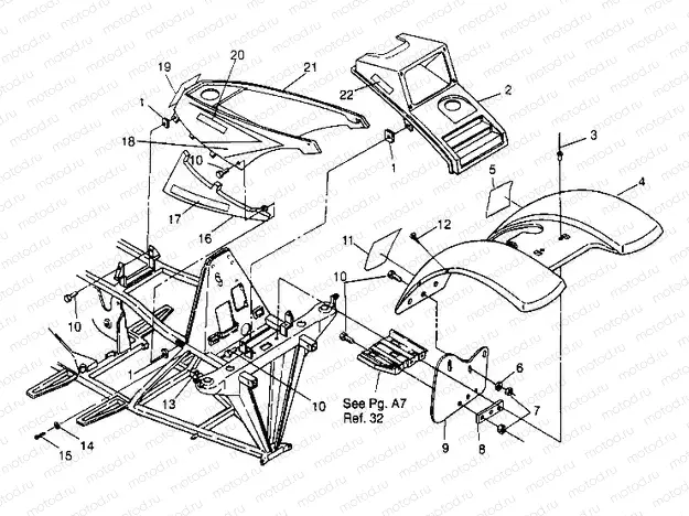 FRONT CAB ASSEMBLY 2x4 400L W947540 (4926752675A005) | FRONT CAB ASSEMBLY 2x4 400L W947540 (4926752675A005)