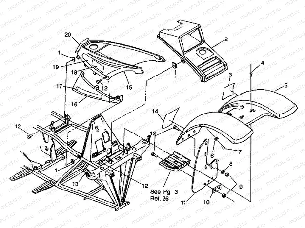 FRONT CAB ASSEMBLY 4X4 250 W938127 (4924042404001A) | FRONT CAB ASSEMBLY 4X4 250 W938127 (4924042404001A)