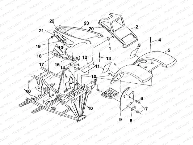 FRONT CAB ASSEMBLY - W958144 (4926862686a006) | FRONT CAB ASSEMBLY - W958144 (4926862686a006)