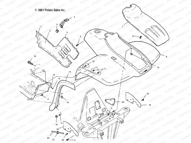 FRONT CAB - C02CL50AB (4972367236A03) | FRONT CAB - C02CL50AB (4972367236A03)