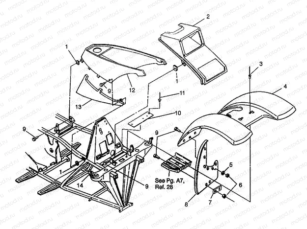 FRONT CAB Magnum 6X6 - W968744 and Magnum 6X6 Swedish - S968744 (4936073607A005) | FRONT CAB Magnum 6X6 - W968744 and Magnum 6X6 Swedish - S968744 (4936073607A005)