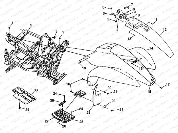 FRONT CAB Sport 400L W98BA38C (4947234723A005) | FRONT CAB Sport 400L W98BA38C (4947234723A005)