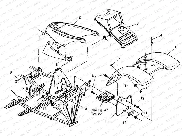 FRONT CAB Trail Boss W968527 (4935883588A005) | FRONT CAB Trail Boss W968527 (4935883588A005)
