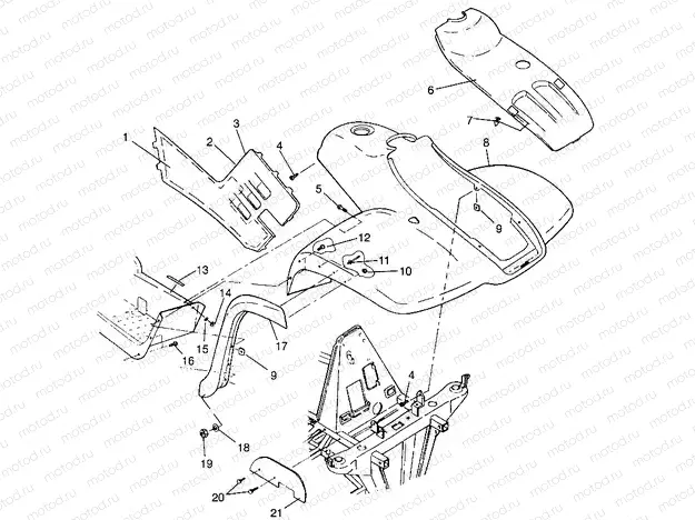 FRONT CAB XPRESS 300 W969530 and XPRESS 400 W969540 (4935923592A006) | FRONT CAB XPRESS 300 W969530 and XPRESS 400 W969540 (4935923592A006)