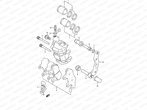FRONT CALIPER (MODEL Y/K1/K2)