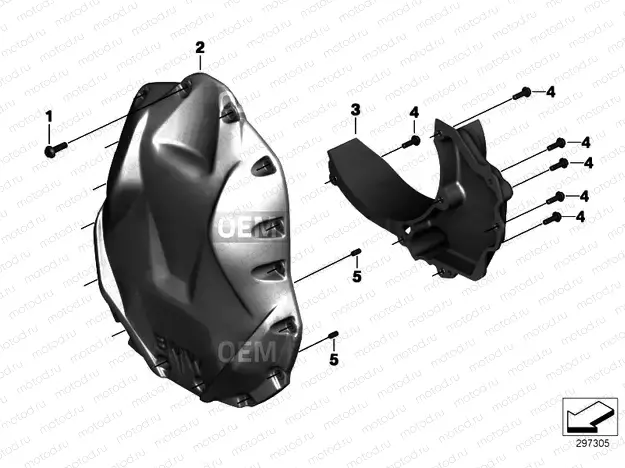 FRONT COVER / OIL TANK