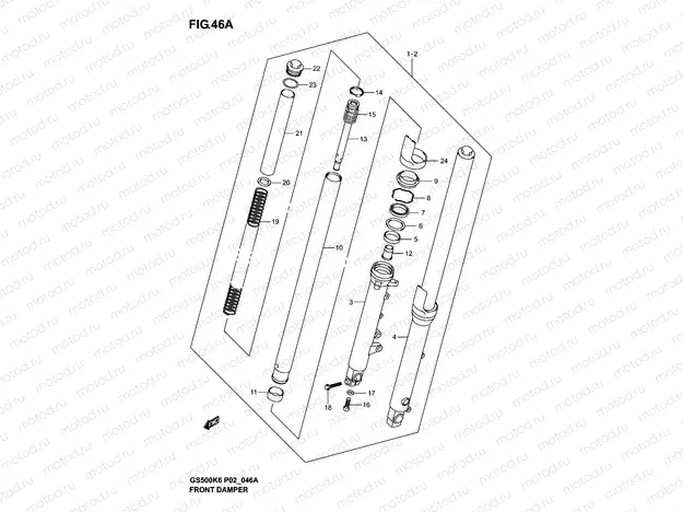FRONT DAMPER (MODEL K4/K5/K6)