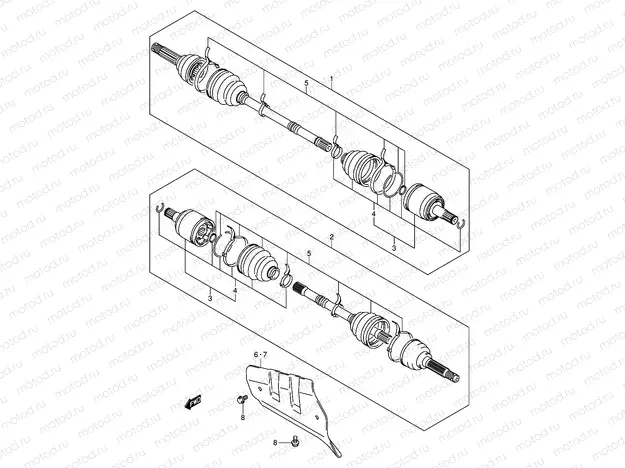 FRONT DRIVE SHAFT