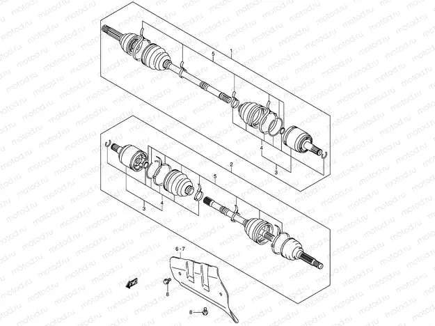 FRONT DRIVE SHAFT