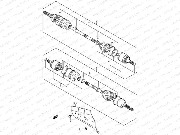 FRONT DRIVE SHAFT