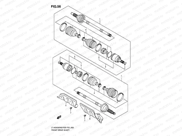 FRONT DRIVE SHAFT