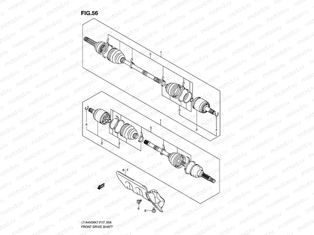 FRONT DRIVE SHAFT