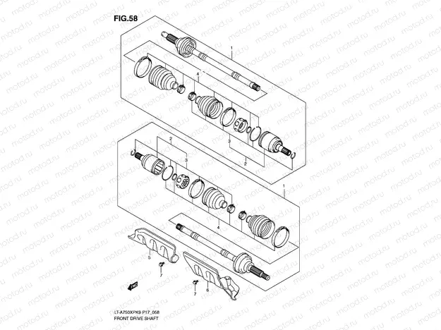 FRONT DRIVE SHAFT