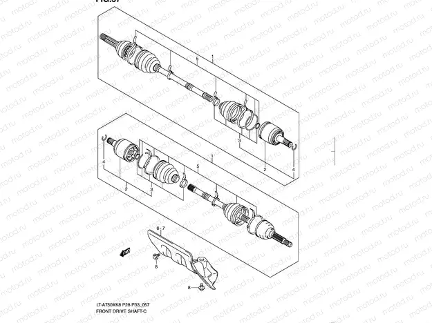 FRONT DRIVE SHAFT